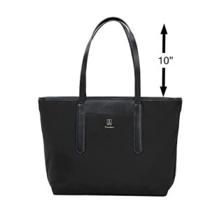 Travelpro Crew Executive Choice 3 Women's Tote Shoulder Bag, Jet Black