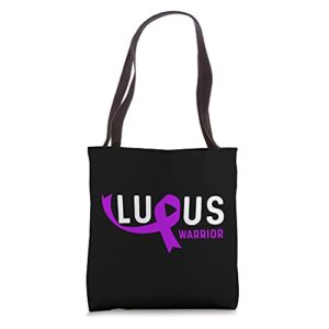 lupus warrior – lupus awareness tote bag