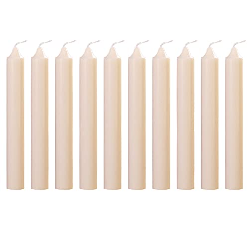 (20PCS White, 6INCH) Small Candle Taper Candles Bulk Packfor Home Decor, Wedding, Parties and Special Occasions,Small Candle