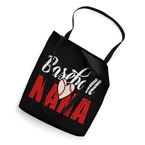 Nana Loves Baseball for Valentine's Day Baseball Heart Tote Bag