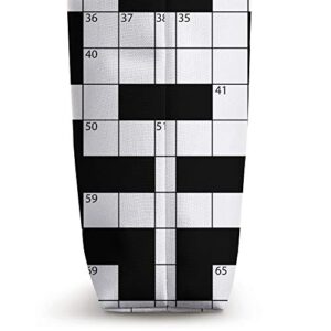 Crossword puzzle word puzzle black and white Classical Tote Bag