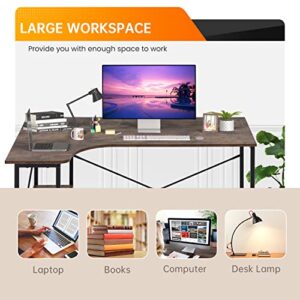 Computer Desk Office Desk Gaming Desk Extra Large 47”x 28.7" Black Modern Student Girl Kids Study PC Simple Executive Table Workstation for Small Space