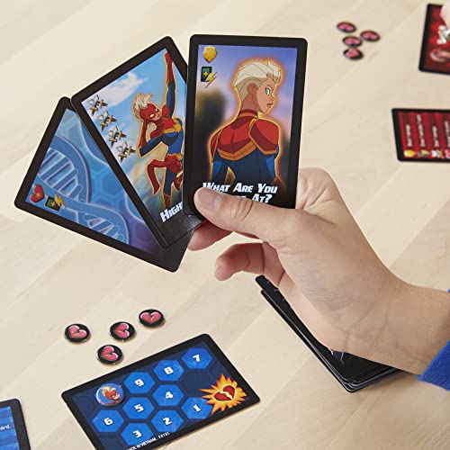 Marvel Mayhem-Card Game, Featuring Super Heroes, Fun Game for Marvel Fans Ages 8+, Fast-Paced, Easy-to-Learn for 2-4 Players