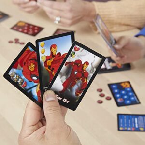 Marvel Mayhem-Card Game, Featuring Super Heroes, Fun Game for Marvel Fans Ages 8+, Fast-Paced, Easy-to-Learn for 2-4 Players