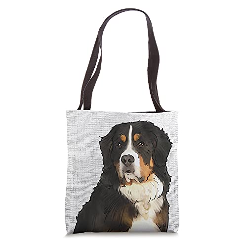 Bernese Mountain Dog Design, Berner Tote Bag