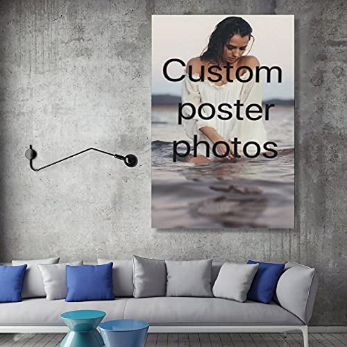 BBAOO Customized Photos Posters Stars Various Styles Canvas Poster Wall Art Decor Print Picture Paintings for Living Room Bedroom Decoration, white-style1, 12 x 18 in (30 x 45 cm)