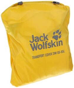 jack wolfskin transport cover 2in1 65-85l, burly yellow xt, one size