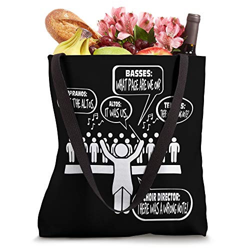 Choir Director Practice Orchestra Funny Christmas Gift Tote Bag