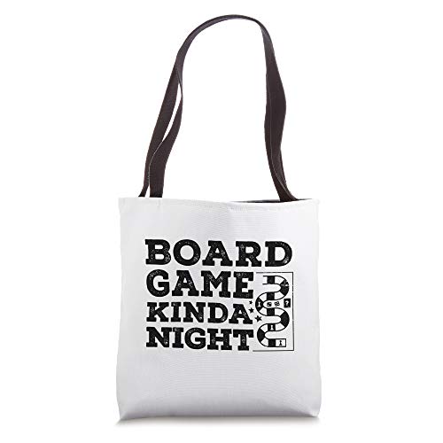 Board Game Kinda Night Family Win Friends Fun Strategy Luck Tote Bag