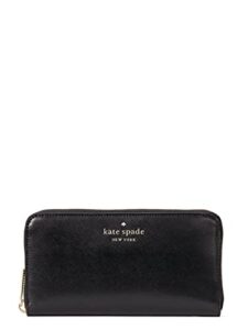 kate spade new york staci large continental leather wallet black