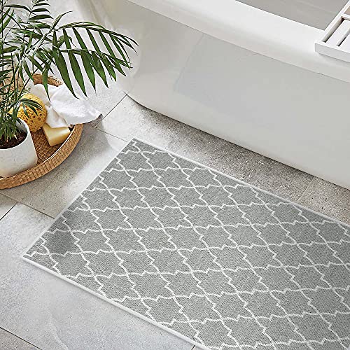 SUSSEXHOME Non-Skid Ultra-Thin Area Rugs for Laundry Room, Entryway, Bathroom and Kitchen - Washable Multipurpose 20 x 31 Inches Floor Mat