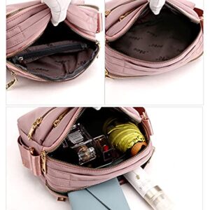 Small Crossbody Purses for Women Multi Pocket Casual Crossbody Bag Cellphone Wallet Purse Shoulder Bag Gray