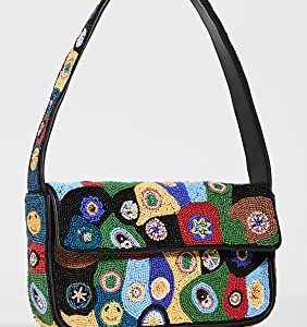 STAUD Women's Tommy Bag, Milliefiori Black, One Size