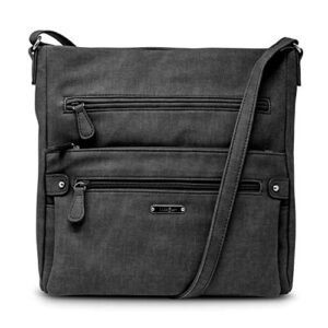 MultiSac Lorraine Women's Crossbody Bag, Black (Heirloom)