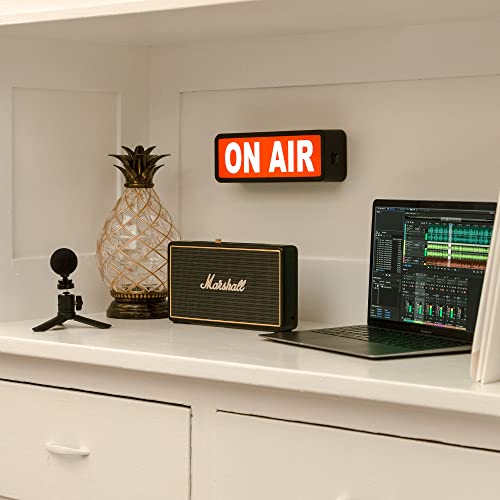 [Alfoto] ON AIR SIGN LED LIGHT/ #1 Item for (Youtube/Studio/Home Studio/Company/Desk or Wall Decor). Simple and easy ON/OFF Switch Button. Available for both USB Powered and AA Battery Powered.