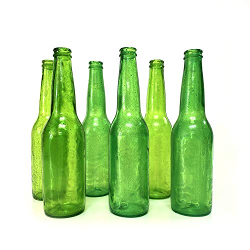 NewRuleFX Brand SMASHProps Breakaway Beer Bottle Prop Value 6 Pack - Dark Green Translucent - Dark Green Translucent