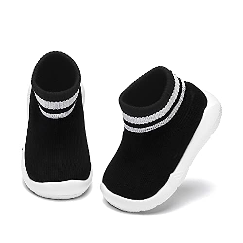 Baby Boy Girls Animal Non-Skid Indoor Slipper Infants Breathable Elastic Socks Shoes with Memory Insole Protect Toes Panda Tiger Fox