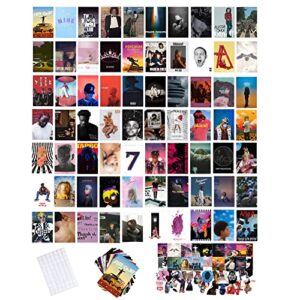 adzt’s 110pcs album cover posters wall collage kit, 70 music album poster 40 music album stickers,album style photo collection collage vsco bedroom dorm decor for girl and boy teens, small poster for room bedroom aesthetic