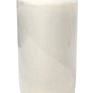 Hyoola 7 Day White Prayer Candle in Glass Jar- 2 Pack - Memory Candle for Religious, Memorial, Vigil and Emergency - 100% Vegetable Oil Wax