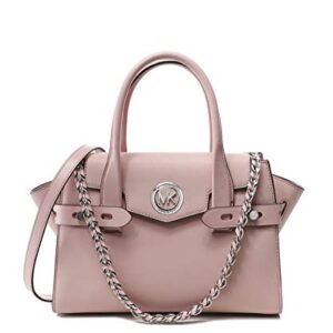 Michael Kors Women's Carmen Small Saffiano Leather Belted Satchel Pink One Size
