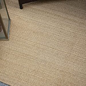 Chardin home – Oceanside Rug – 100% Recycled Polyester Indoor/Outdoor 5x7 feet Area Rug. Color: Golden Brown/Beige.