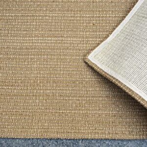 Chardin home – Oceanside Rug – 100% Recycled Polyester Indoor/Outdoor 5x7 feet Area Rug. Color: Golden Brown/Beige.