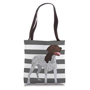 german shorthaired pointer dog lover gift tote bag