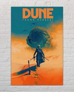 dune frank herbert poster wall decor, unframed version (16×24)