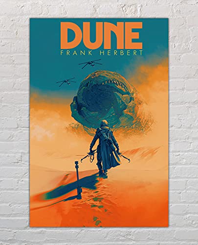 Dune Frank Herbert Poster Wall Decor, Unframed Version (16x24)