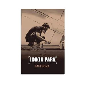 lezhitao meteora linkin park album canvas art poster and wall art picture print modern family bedroom decor posters 12x18inch(30x45cm)