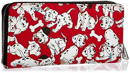 Loungefly Disney 101 Dalmatians 70th Anniversary Ziparound Faux Leather Wallet