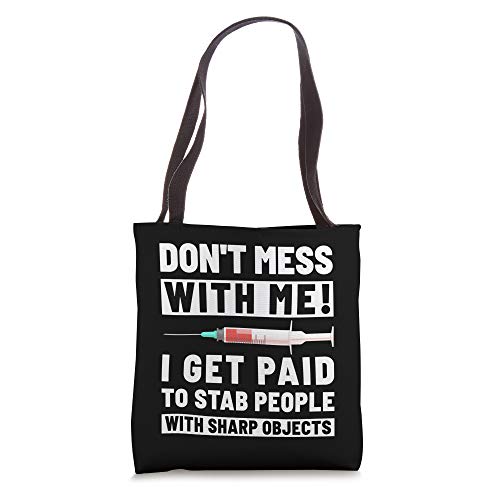 Phlebotomy Gift For Phlebotomist Funny Tote Bag