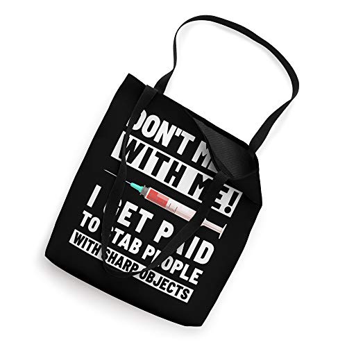 Phlebotomy Gift For Phlebotomist Funny Tote Bag