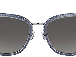 Kate Spade New York Women's Thelma/G/S Polarized Cat Eye Sunglasses, Grey, 53mm, 18mm