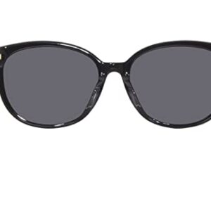 Kate Spade New York Women's Alina/F/S Round Sunglasses, Black, 55mm, 17mm