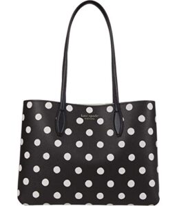 kate spade new york all day sunshine dot large tote black multi one size