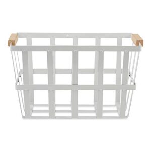 DII Urban Metal Basket Contemporary Storage Container, White, Basket Set, 3 Piece