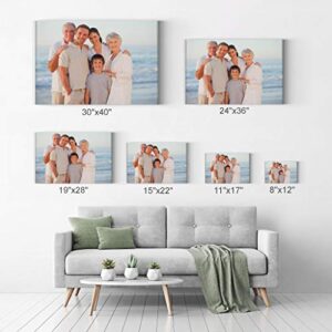 Smile Art Design Custom Canvas Prints with Your Photos, Personalized Canvas Pictures Custom, Custom Canvas Prints, Photo Canvas, Canvas Photo Prints, Personalized Gifts, Canvas Wall Art 8"x12"