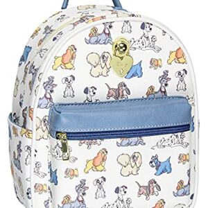 Disney Dogs Saffiano Faux Leather Tote Bag Mini Backpack