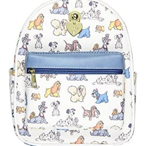 Disney Dogs Saffiano Faux Leather Tote Bag Mini Backpack