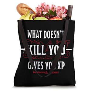 Dungeons & Dragons What Doesn't Kill You Gives You XP Tote Bag