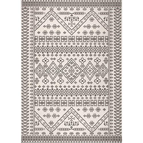 nuLOOM Kandace Tribal Indoor/Outdoor Area Rug, 3' x 5', Ivory