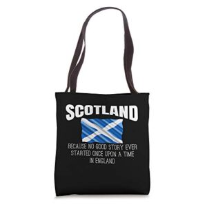 Funny Scottish tee gift for Scot who loves Scotland Tote Bag