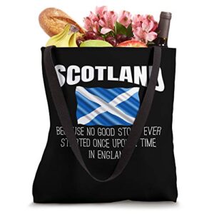 Funny Scottish tee gift for Scot who loves Scotland Tote Bag