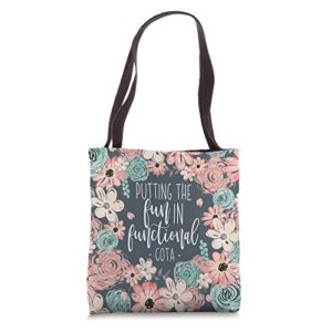 occupational therapy assistant therapist gifts cota tote bag