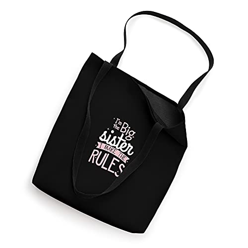 Funny Big Sister Rules Siblings Childhood Twins Tote Bag