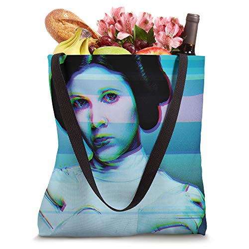 Star Wars Princess Leia Glitch Tote Bag