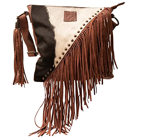 STS Cowhide Teton Crossbody in Urban Red-Brown STS33589