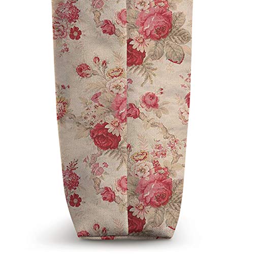 Vintage Flower Garden | Rose Pattern Floral Cottagecore Tote Bag