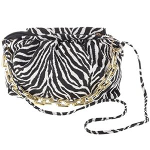 osaladi zebra print shoulder bag zebra print purse fashion clutch purse zebra print cross body bag small crossbody purse for women girls